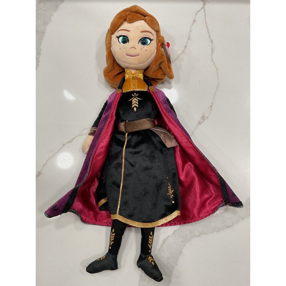 NWT Disney Ty Frozen II Anna Doll Sparkle Line 16"